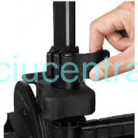 Minn Kota elektrinio variklio aukščio fiksavimo detalė Minn Kota elektrinio variklio aukščio fiksavimo detalė